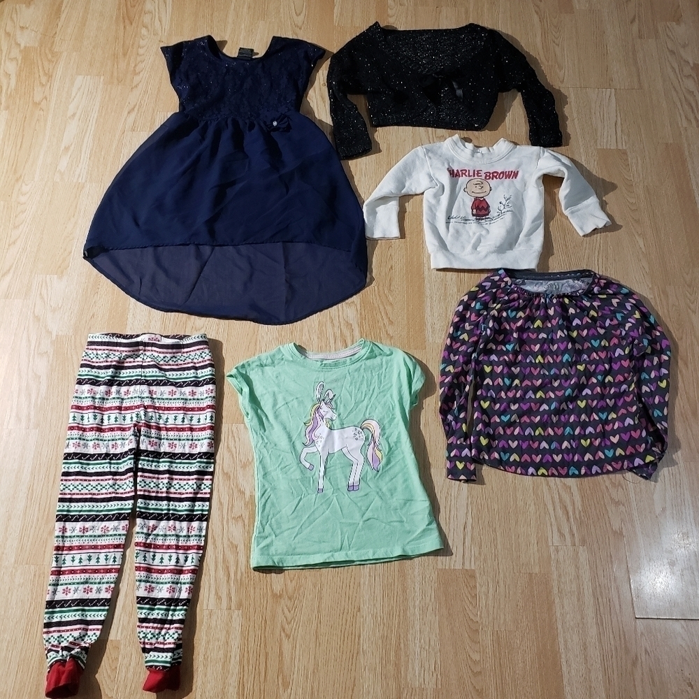 Girls size 6 clothing bundle of 6